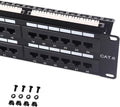 Cable Matters 48 Port Patch Panel Rackmount or Wall Mount 19-Inch by CableMatters