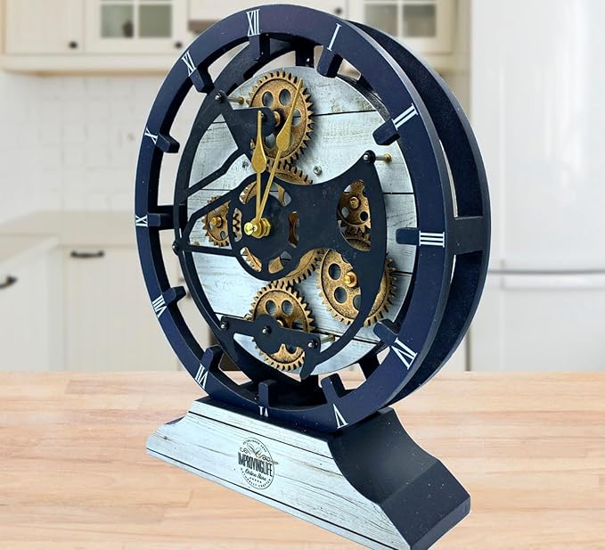 The Gears Clock Desk Clock 10 inches - Image 5