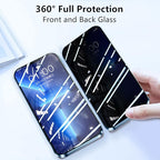 Jonwelsy Anti Peeping Case for iPhone 13 Pro Max, 360 Degree Protection Cover - Image 3