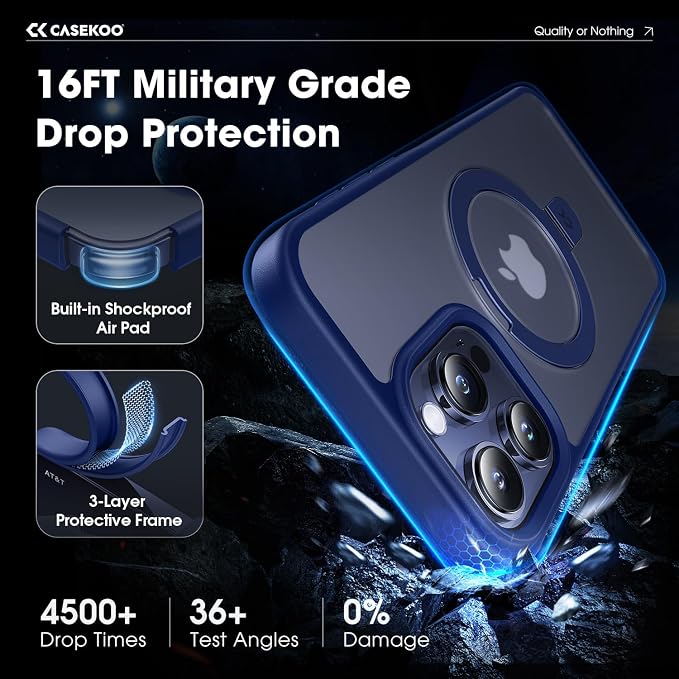 CASEKOO Designed for iPhone 15 Pro Case - Image 5