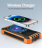 GOODaaa Power Bank Wireless Charger 36000mAh Built in 4 Cables Six Outputs 15W - Image 4