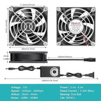 Wathai 80mm Small Computer Cooling Fan - Image 7