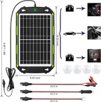 Sun Energise 15W 12V Solar Battery Charger Maintainer PRO, Built-in Smart MPPT - Image 8