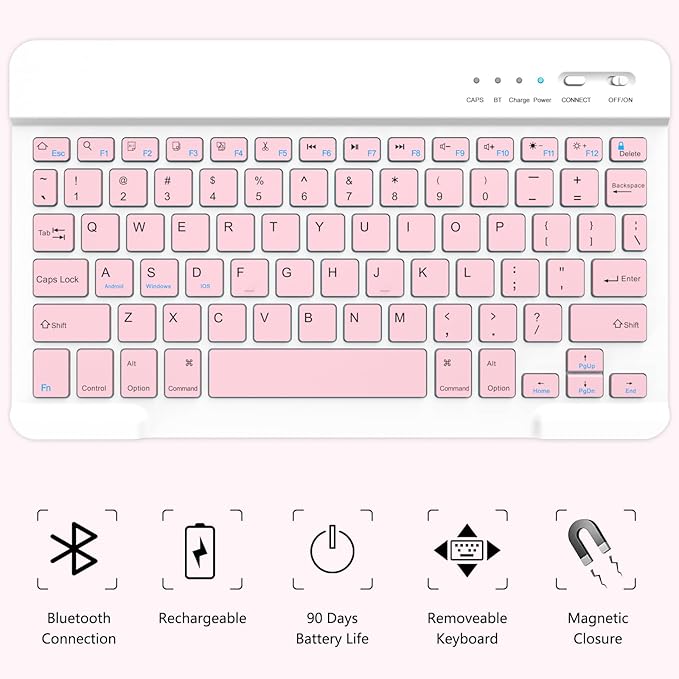 Keyboard Case for iPad Air 11-inch M3/M2/Air 5th/ 4th Generation- Detachable - Image 6