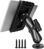 Heavy Duty Tablet Mount for Truck, Aluminum Drill Base Tablet Holder, Compatible by Velpaw