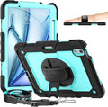 timecity Case for iPad Air 11 Inch M3/ M2, 360° Rotating Stand, Pencil Holder & by Timecity