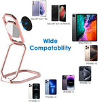 Phone Ring Holder Finger Kickstand, 360° Rotation Metal Phone Grip - Image 4