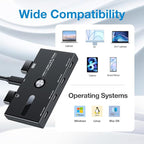 10Gbps USB C Hub, 6 Ports USB C Splitter, Type-C and USB 3.2 to USB C Hub - Image 6