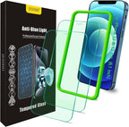 Blue Light Screen Protector for iPhone 12/12 Pro, HD Anti Blue Light Blocking by JESOHO