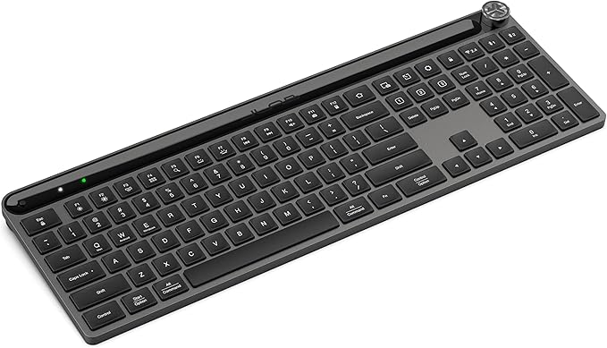 JLab Epic Wireless Keyboard, 108 Keys, Connect Via Bluetooth or USB Wireless by JLab