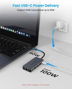 USB C Docking Station Dual Monitor, 9-in-1 USB Hub - Image 5