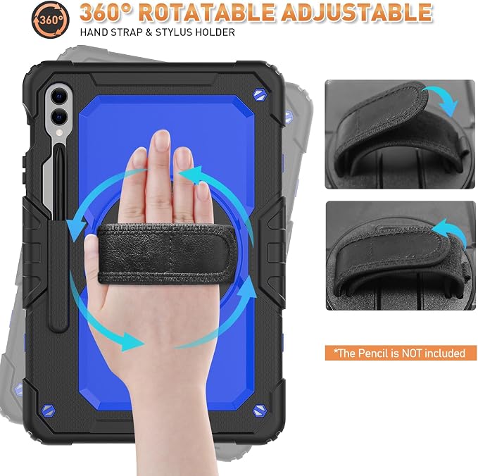 Timecity Case for Samsung Galaxy Tab S10 Plus/ S9 FE Plus/ S9 Plus 5G Tablet - Image 5