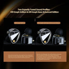 KZ Vader Pro in-Ear Monitors Gaming Earbuds, Triple Dynamic Driver IEM - Image 5