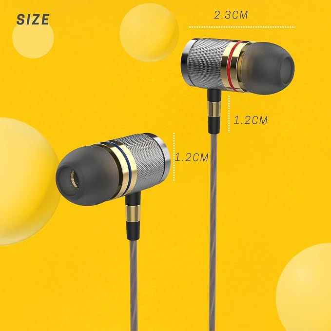 Betron YSM1000 Earphones in Ear Headphones Wired 3.5mm Jack Tangle-Free Cable - Image 8