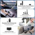 Car Vacuum Portable Cordless, Mini Handheld Vacuum Cleaner - Image 5