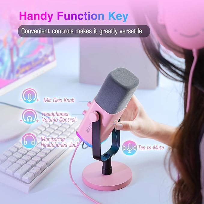 FIFINE XLR/USB Microphone, Gaming Recording PC Microphone - Image 5