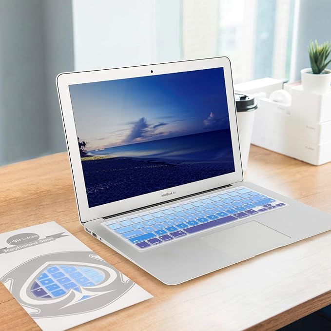 Allinside Blue Ombre Keyboard Cover Skin - Image 7