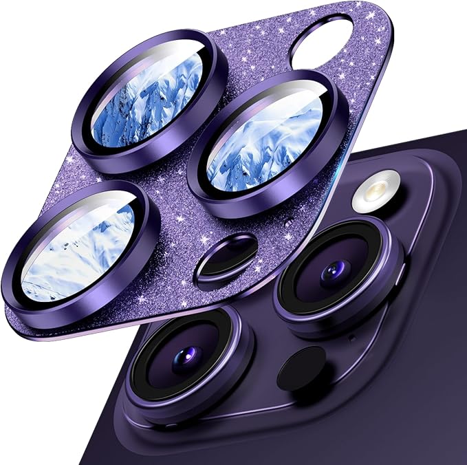 Camera Lens Protector for iPhone 16 Pro Max/16 Pro/15 Pro Max/15 Pro/14 Pro by WumigooProducts