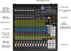 Audio Mixer Bluetooth G-MARK Professional Mixer Usb Interface Sound Board - Image 2
