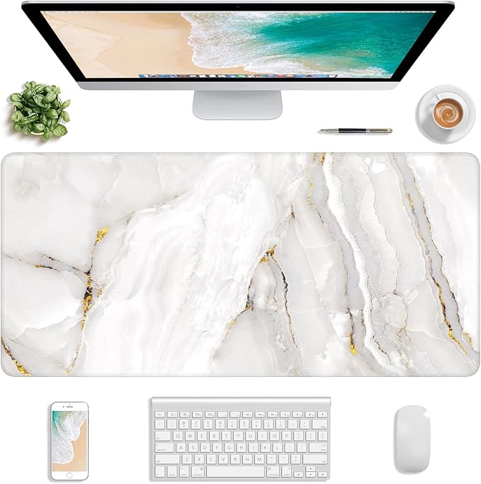 Extended Gaming Mouse Pad, XXL Large Desk Pad 30 x 14 Inch, Big Computer by Atufsuat