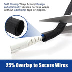 Braided Wire Loom Mesh Woven Black-Split-Sleeving - Image 4