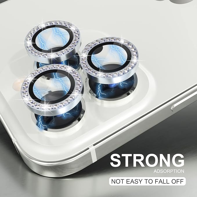Choiche [3+1 for iPhone 14 Pro/iPhone 14 Pro Max Camera Lens Protector Bling - Image 6