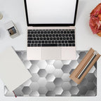 Large Gaming Mouse Pad for Desk, Sci-Fi Honeycomb Desk Pad, 31.5"x15.7" - Image 7
