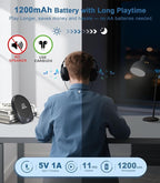 Portable CD Player with Headphones, Rechargeable CD Player - Image 4