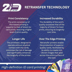 2ID Fargo HDP5000e Dual-Sided ID Card Printer 096640 | High-Definition and - Image 7