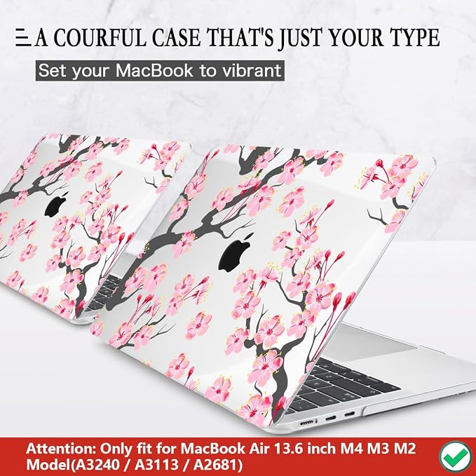 CISSOOK Compatible with MacBook Air 13.6 Inch Case A2681 A3113 A3240 2022-2025 - Image 3