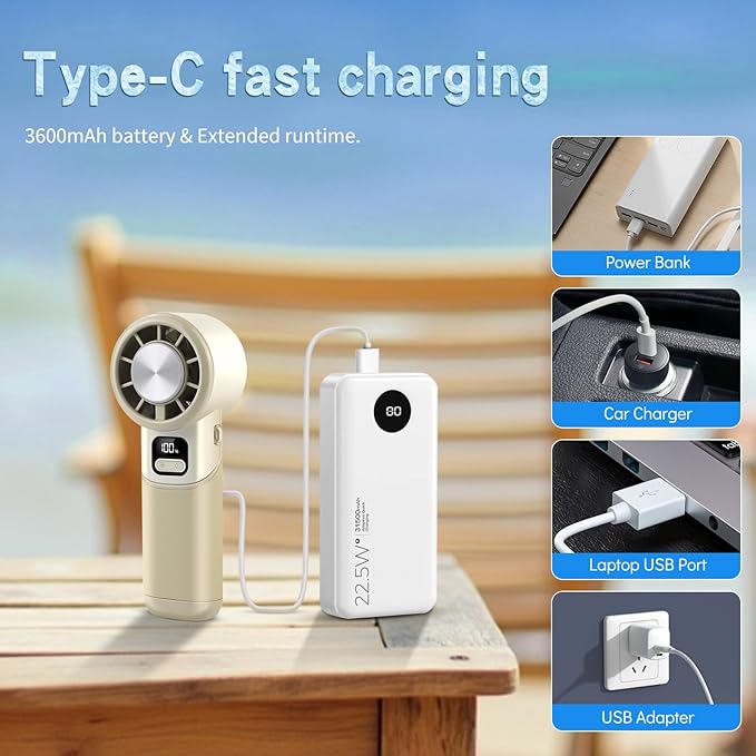 High-Speed Portable Handheld Turbo Fan - Image 5