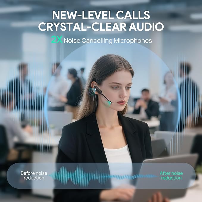 Yealink DECT Wireless Headset WH63 E2 UC, Zoom Teams Certified, Single Ear - Image 2
