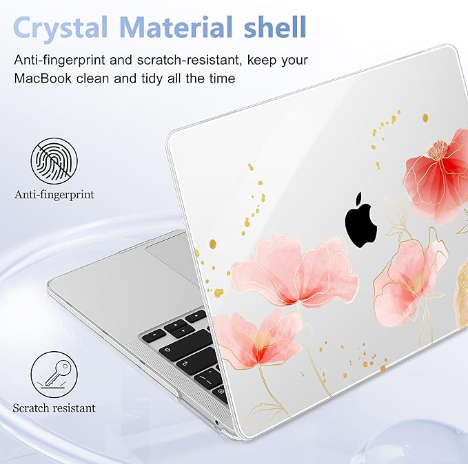 Case for MacBook Pro 13 inch with/Without Touch Bar, Hard Shell + Keyboard - Image 6