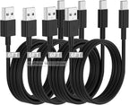 Car Carplay Cable for iPhone 17 16 15 Charger Cord, 4 Pack 6FT USB A to USB C by Cabepow