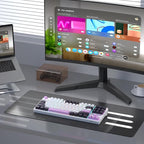 MageGee LIGHT87 Wired Creamy Keyboard, 80% Gasket Hot Swappable RGB Backlit - Image 5