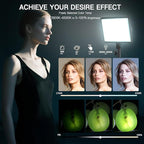 1-Pack LED Video Light Kit, NiceVeedi Photography Lighting Kit, 2800-6500K - Image 3