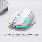 Redragon M991 Wireless Gaming Mouse, 26000 DPI 3-Mode Gamer Mice w/Rapid Fire - Image 4