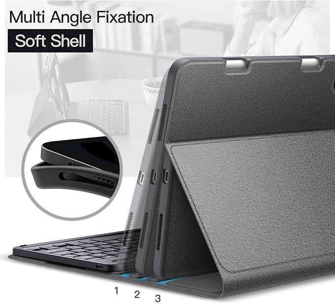 JETech Keyboard Case for iPad Air 11-Inch M3/M2, iPad Air 5th/4th - Image 5
