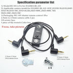 for hasselblad Cable Shutter Cable Release Remote H2F, H6 Two Cameras in sync - Image 2