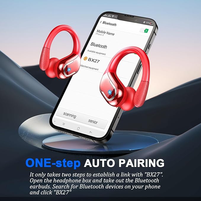 Wireless Earbud, 75Hrs Bluetooth 5.4 Headphones IP7 Waterproof - Image 5