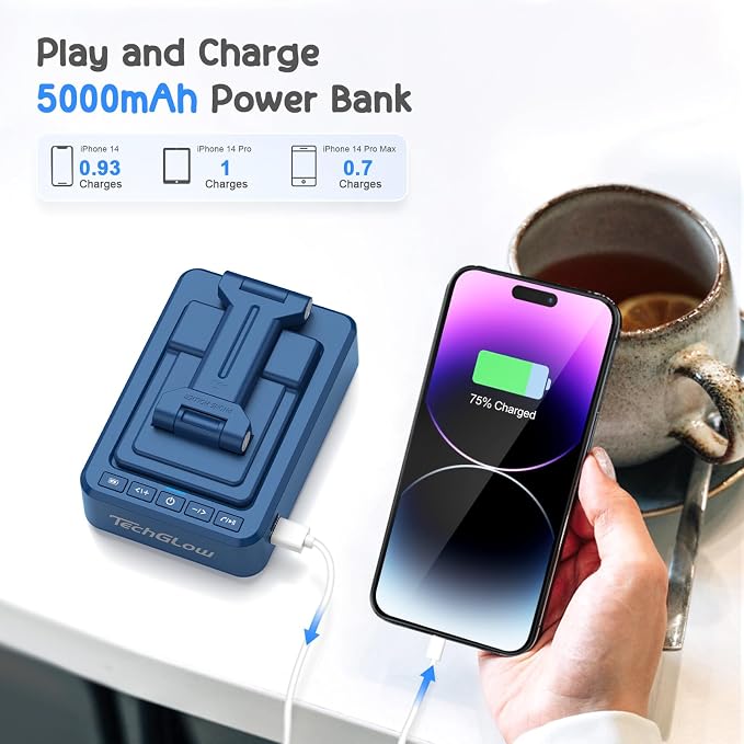 TechGlow Gifts for Men Women Foldable Cellphone Stand - Image 3