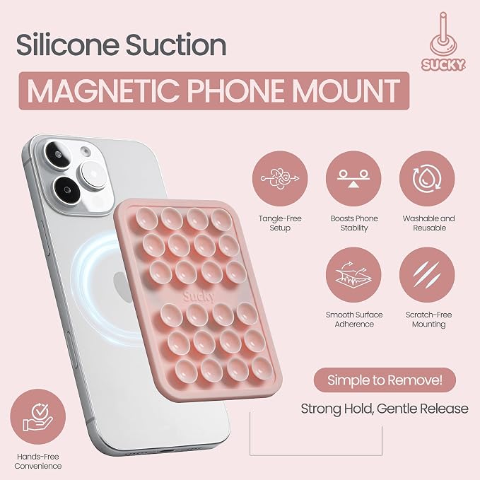 SUCKY Magnetic Suction Cell Phone Grip - Image 3