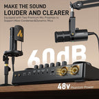 MAONO Podcast Equipment Bundle: Audio Interface mixer - Image 3