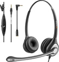 Wantek Phone Headset Wired Computer Headset by Wantek