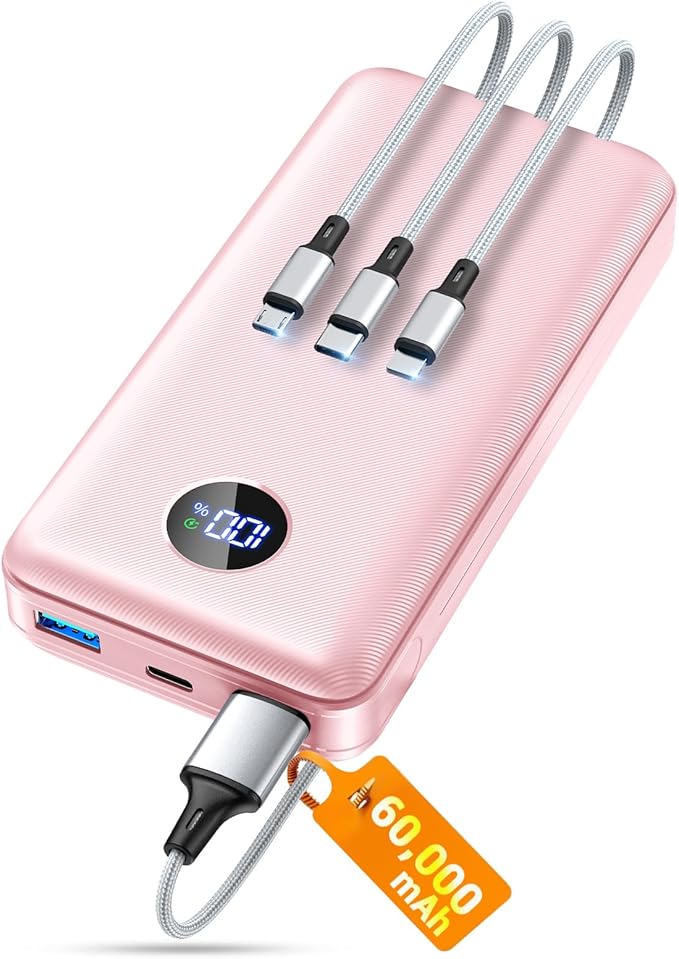 Portable Charger Power Bank, 60000mAh Battery Pack by Unknown