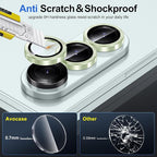 for Samsung Galaxy Z Fold 7 Camera Lens Protector, Individual Metal Ring - Image 3