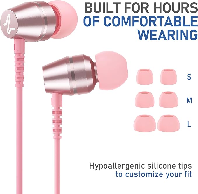 LUDOS OMNITONE Wired Earbuds in-Ear Headphones, 5 Years Warranty, Earphones - Image 6