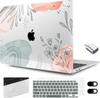 MEEgoodo for MacBook Air 13.3 inch Case 2021 2020 2019 2018 A2337 M1 A2179 A1932 by MEEgoodo