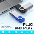 FEBNISCTE 64GB Flash Drive 10 Pack, Thumb Drive High Capacity Multicolour - Image 2
