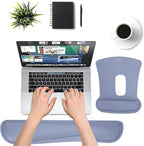 MOSISO Wrist Rest Support for Mouse Pad & Keyboard Set, Ergonomic Mousepad - Image 2